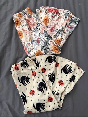 Fall/Halloween Themed Flared Pants Size 90 & 100 GUC